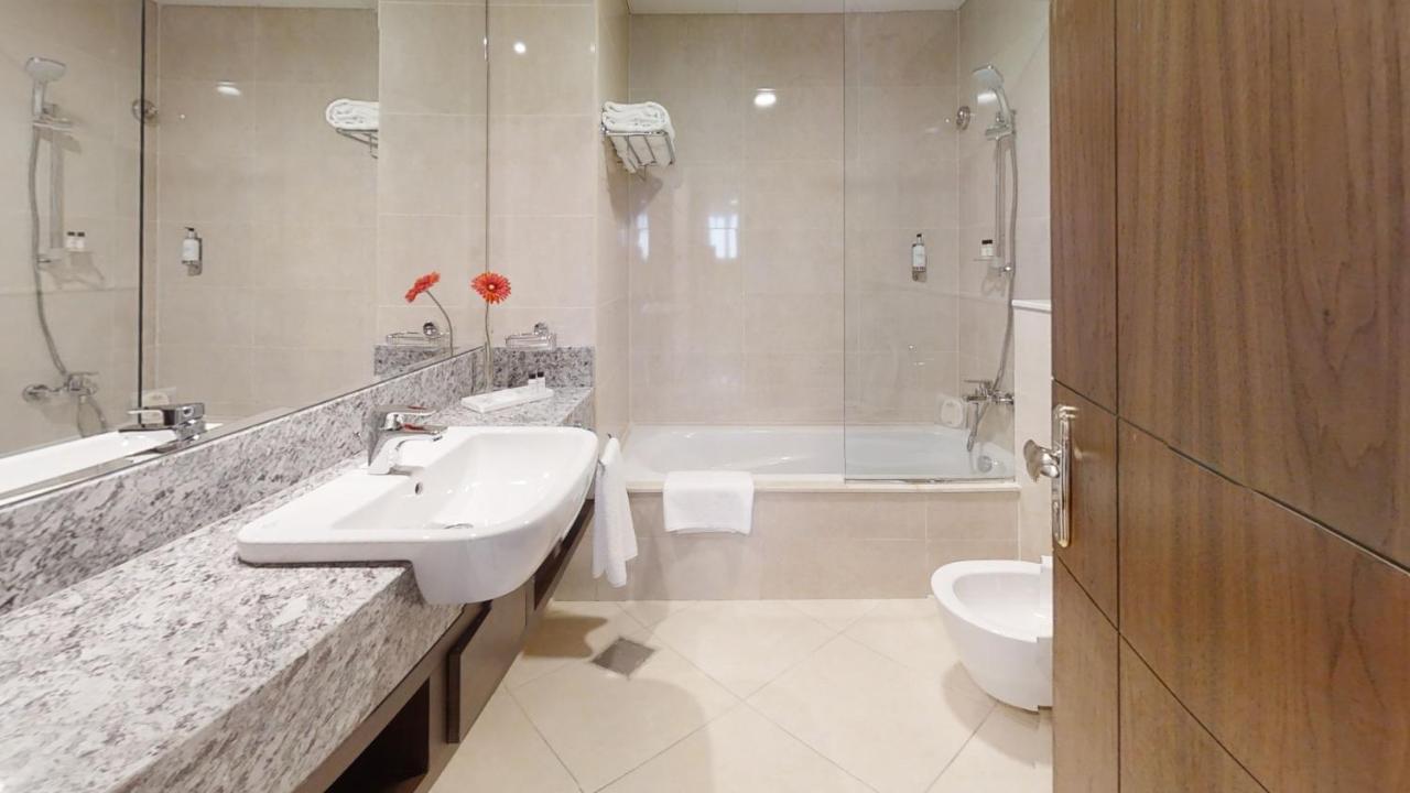 Suha Park Hotel Apartments, Waterfront Jaddaf Dubai Eksteriør billede