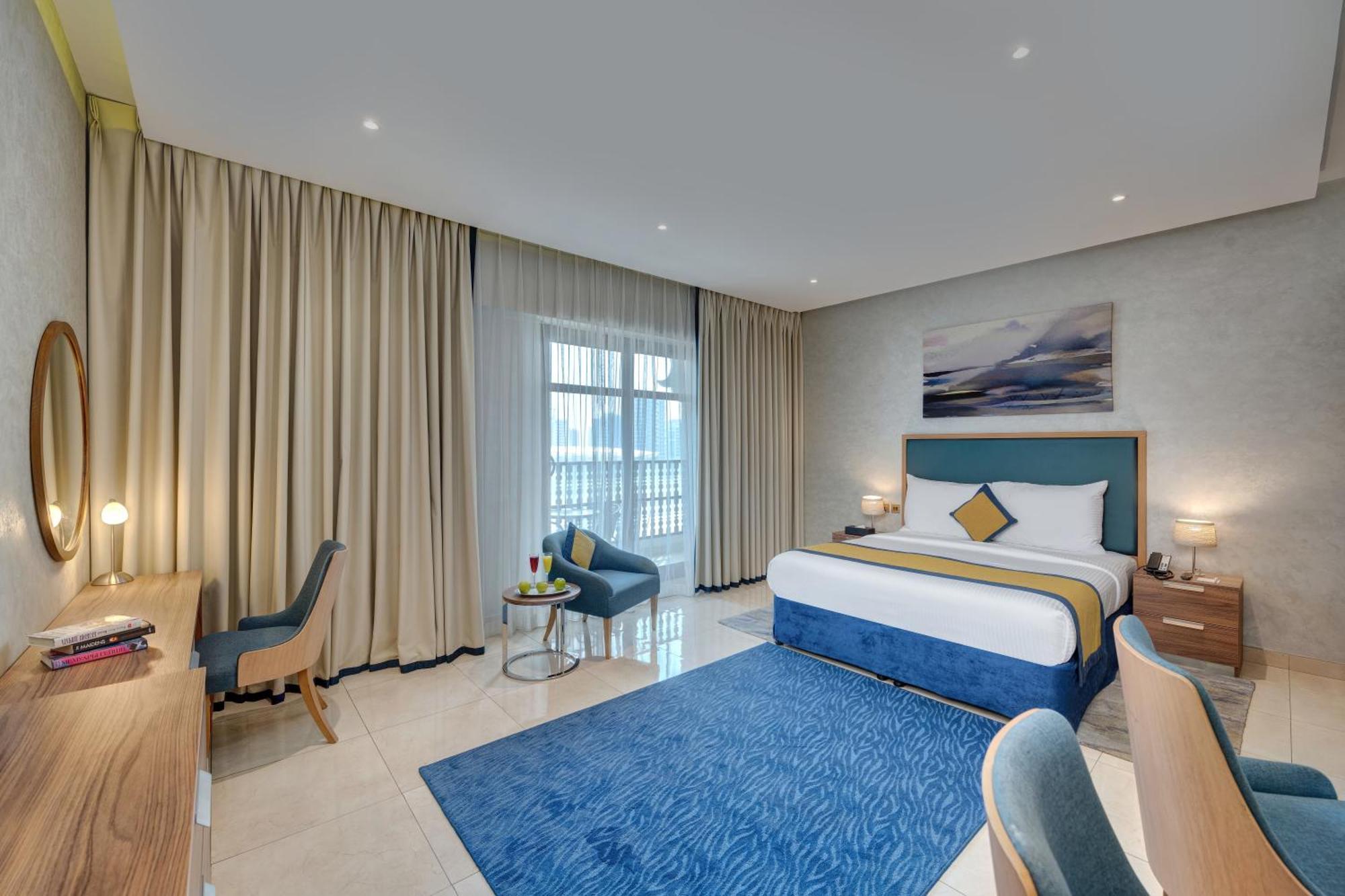 Suha Park Hotel Apartments, Waterfront Jaddaf Dubai Værelse billede