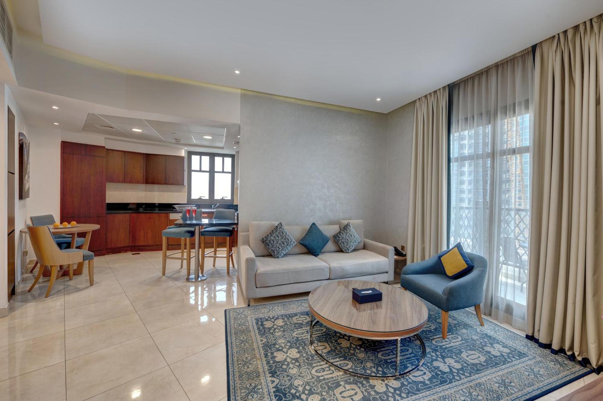 Suha Park Hotel Apartments, Waterfront Jaddaf Dubai Eksteriør billede